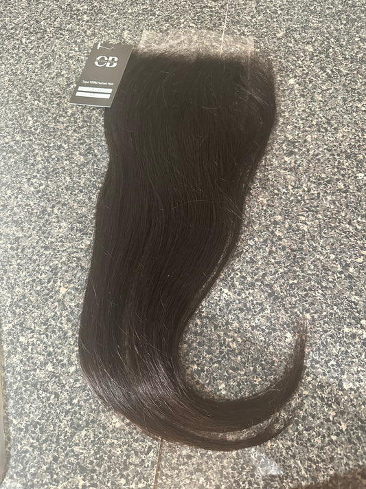 Virgin Straight Transparent Closure